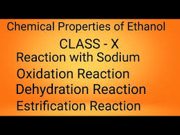chemical properties of ethanol you