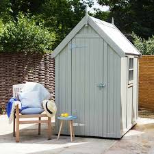Painted Wooden Shed The Garden