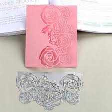 When the punch or blade impacts the. Duofen Metal Cutting Dies Cutout Rose Border Embossing Stencil Diy Scrapbook Paper Album 2019 New Cutting Dies Aliexpress