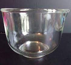 Glass Mixing Bowl Pour Spout Centering