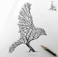 30 beautiful tree drawings and creative