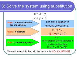 Equation Using Subsitution Lesson 6