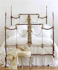iron bed frame vintage bed frame