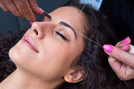 threading hair removal its fast