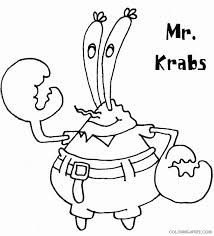 You can use this picture for backgrounds on pc with high quality resolution. Spongebob Squarepants Coloring Pages Mr Krabs Coloring4free Coloring4free Com