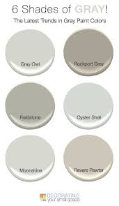 6 Shades Of Grey Paint Colors That