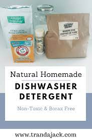 homemade natural dishwasher detergent