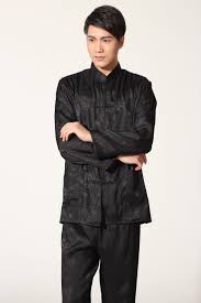 Us 22 55 45 Off Black Chinese Mens Satin Silk Kung Fu Shirt Pants Suit Dragon Size S M L Xl Xxl Xxxl M0050 B In Mens Sets From Mens Clothing On