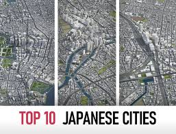 Ancient japan provinces map japanese. 3d Top 10 Japanese Cities Cgtrader
