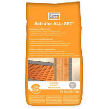 New Schluter All Set Modified Thin Set