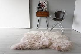 genuine australian double sheepskin rug