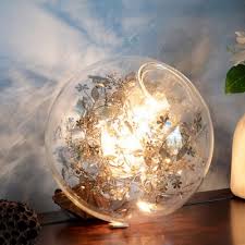 clear glass globe shade pendant lamp