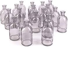 1 glass jar with metal lid spaghetti sauce and pickle jars work great. Home Decorative Set Of 6 Small Milk Bottle 2 1 2 Tall Glass Jars Party Decor Bottles Home Garden