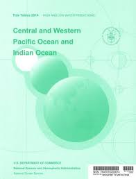 Tide Tables Central Western Pacific Indian Ocean Tide