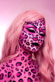 halloween makeup pink panther