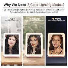 cosmirror rechargeable lighted makeup