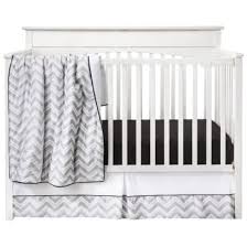 black and white crib bedding target