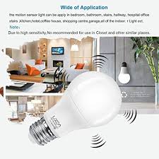 Luxon Zh Electrinic Co Ltd Light 201 5w A19 Radar Detector Dusk To Dawn 50w Equivalent Smart Led Lamp Lighting Indoor Tag Level