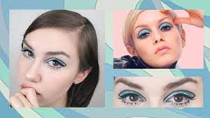 aqua blue 60 s makeup tutorial you