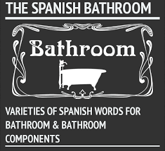 Spanish Words For Bathroom And Bathroom