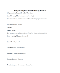 A minutes of meeting template has sections for each topic of discussion, including agenda item, presenter, discussion, conclusions, action items, owners, and deadlines. Nonprofit Board Meeting Minutes Template Diligent Insights