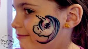 unicorn cheek art very fast face