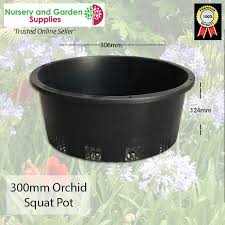 300mm orchid squat pot height 120mm