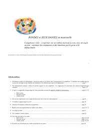 Rondes en Maternelle | PDF | Temps | Éducation physique
