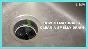 how to naturally clean a smelly drain