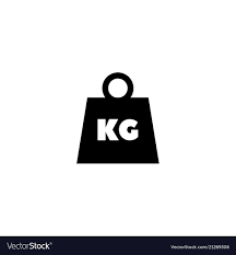 weight kilogram flat icon royalty free