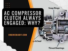 ac compressor clutch always ened