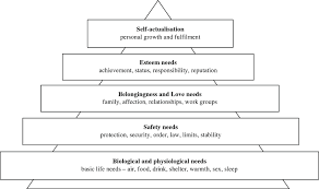 Maslows Hierarchy Of Needs Source Maslow 12 Adapted By