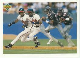Deion sanders vs michael irvin the battle between the falcons and cowboys is nothing new. Deion Sanders Cards Span Two Sports Most Still Cheap