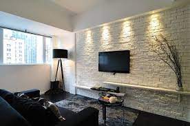 fireplace or interior brick wall