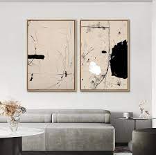 Framed Canvas Wall Art Set Abstract