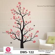 Tree Branch Wall Painting Stencils
