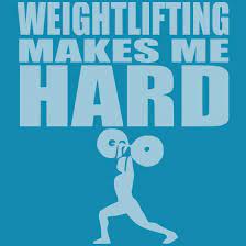 funny gym slogan weightlifting makes me
