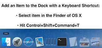 Add an applications menu to dock. Instantly Add Item To The Mac Dock With A Keyboard Shortcut Osxdaily