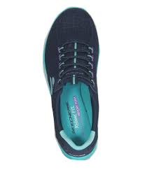 Skechers Relaxed Fit Memory Foam Navy Blue Running Shoes