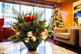 holiday decorators for office lobbies