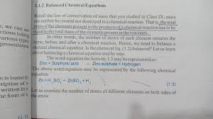 1 1 2 Balanced Chemical Equations