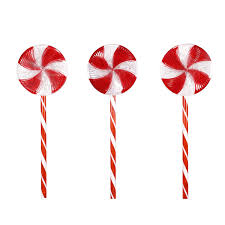 28 candy cane pathway red and white