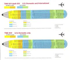 Twa L 1011 Seating Chart Old School Airlines And Airports