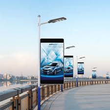 outdoor led displays lamp pole series