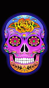 rose sugar skull day of the dead