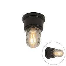 Industrial Ceiling Lamp Black With