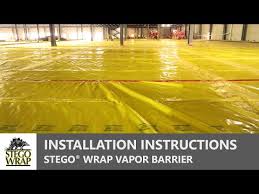 install an under slab vapor barrier