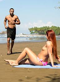 Redhead Gala Brown Has Sex On The Beach And Gets Cum On Her Body Photos Stallion Milf Fox