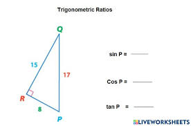 Trigonometric Ratio Worksheet