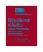 The journal of aoac international publishes fully refereed contributed papers in the fields of chemical and biological analysis: Official Methods Of Analysis Of Aoac International 18th Edition Revision 3